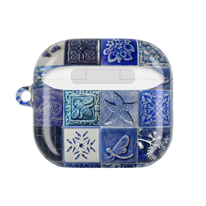 Midnight Mosaic Tiles AirPod Case