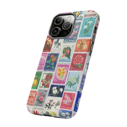 Postcard Stamps iPhone Case