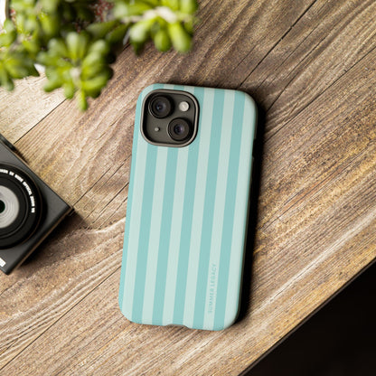 Teal Stripe iPhone Case