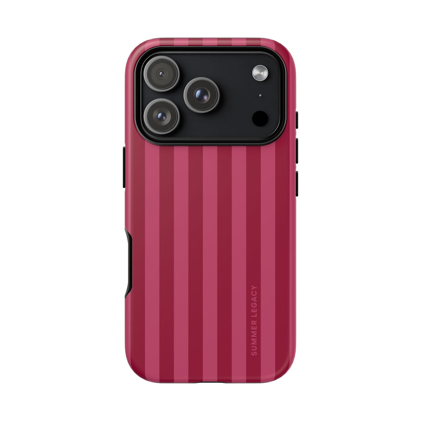 Berry Stripe iPhone Case
