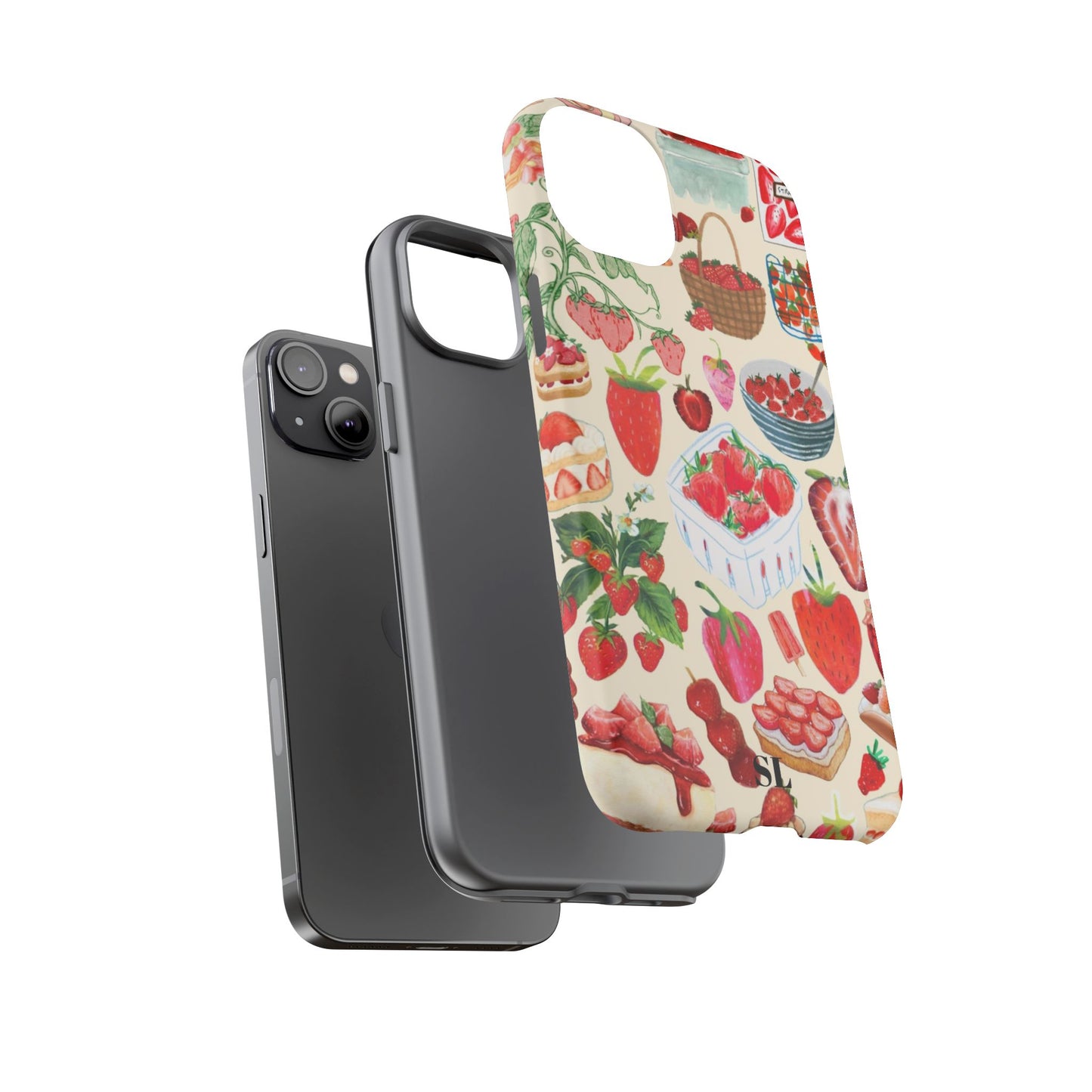 Strawberry Collage iPhone Case