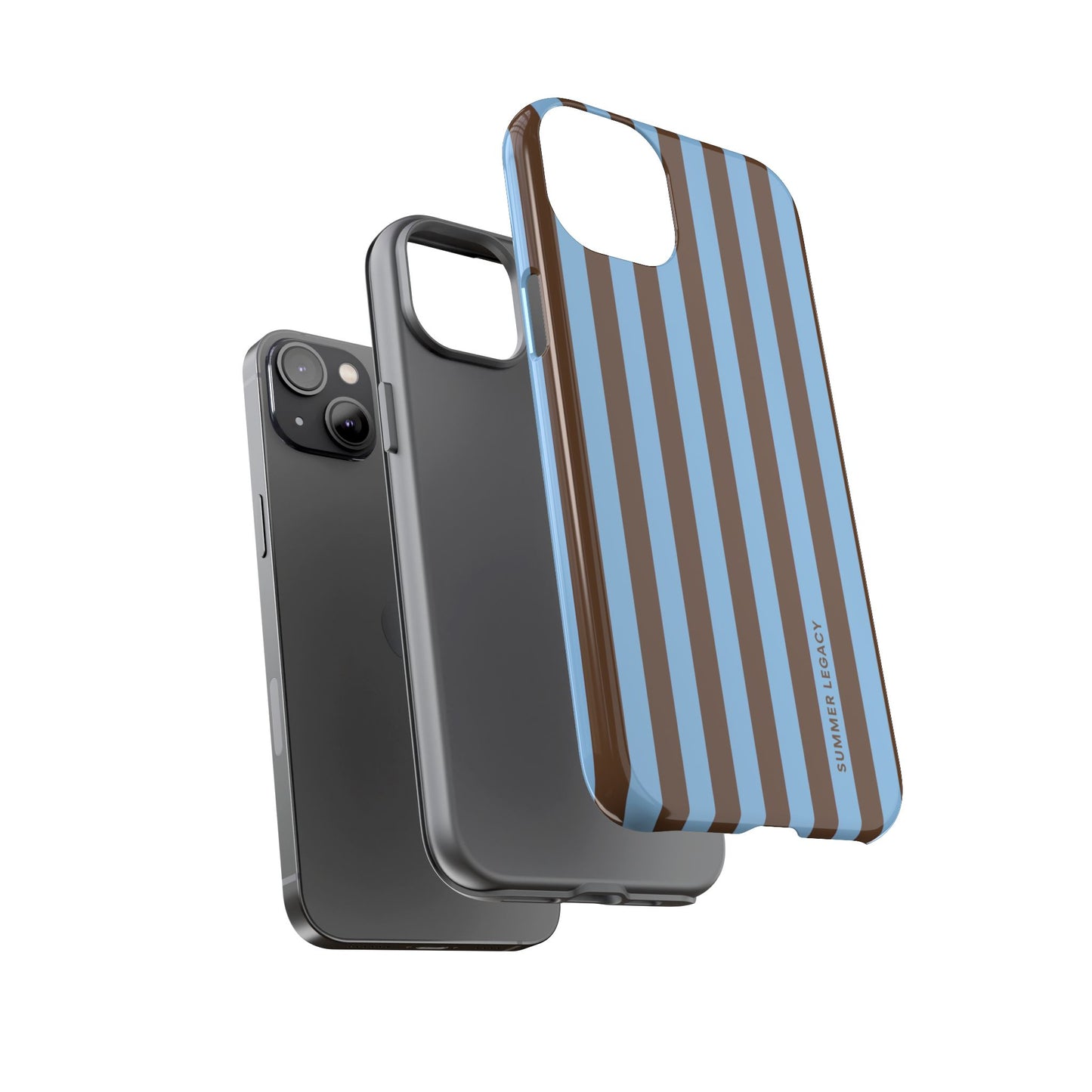 Mocha Stripe iPhone Case
