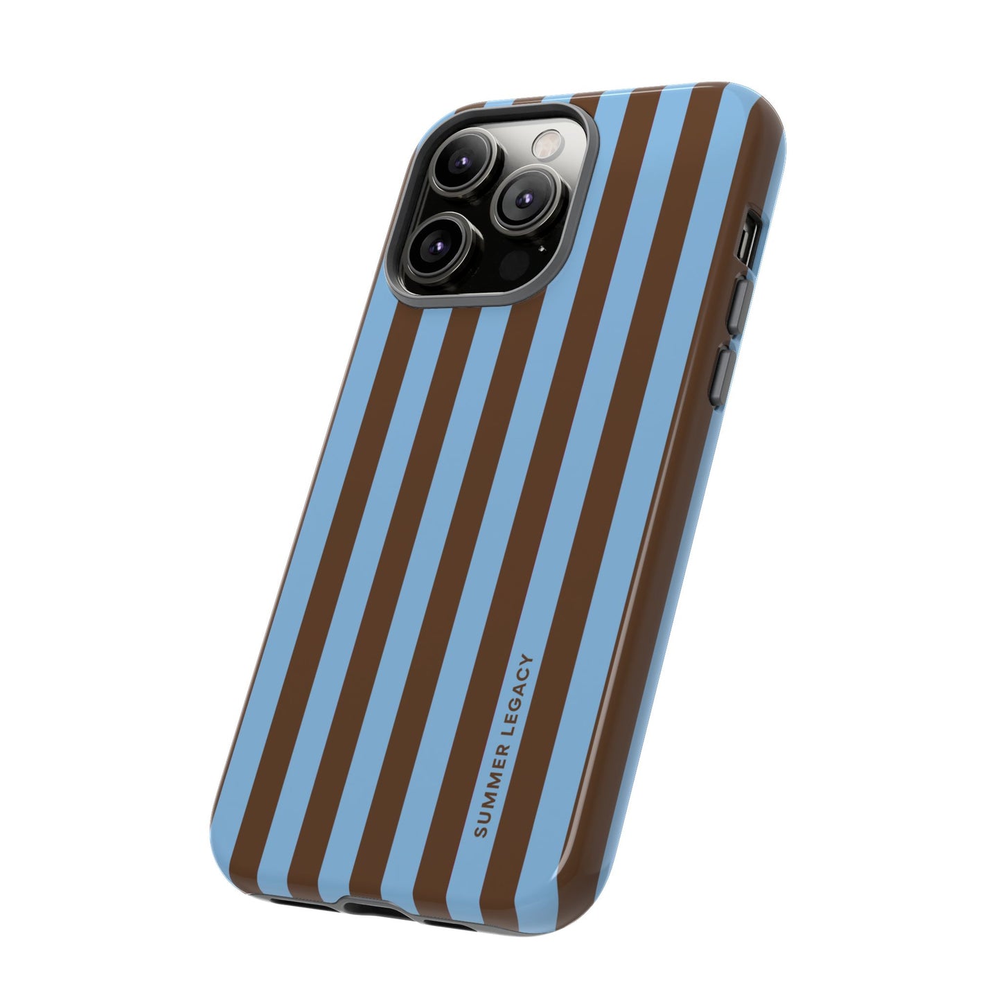 Mocha Stripe iPhone Case