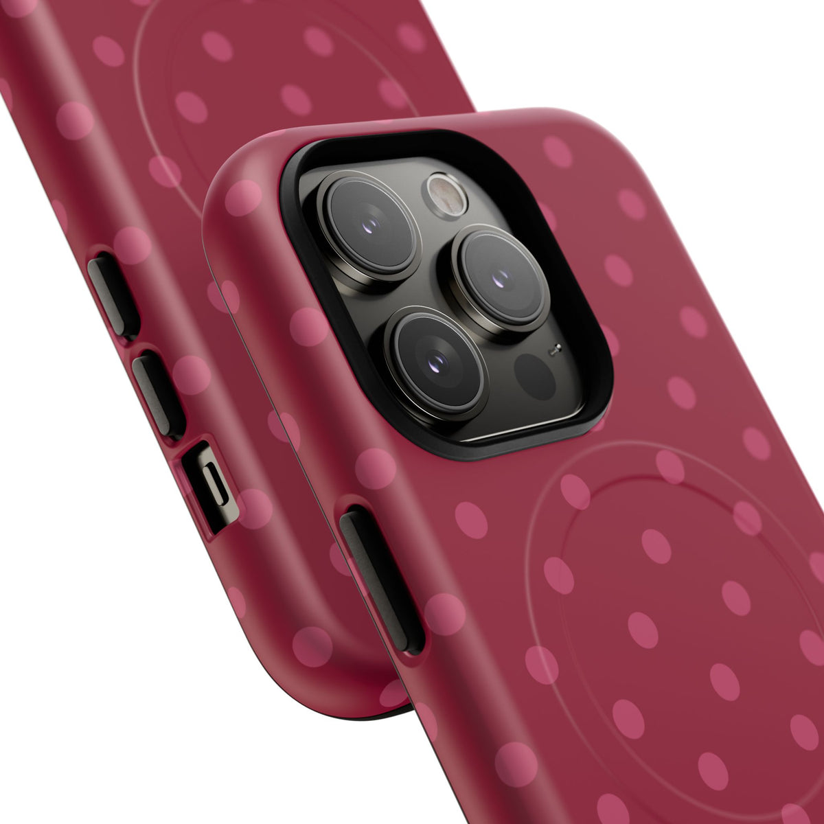Berry Polka Dot MagSafe Case