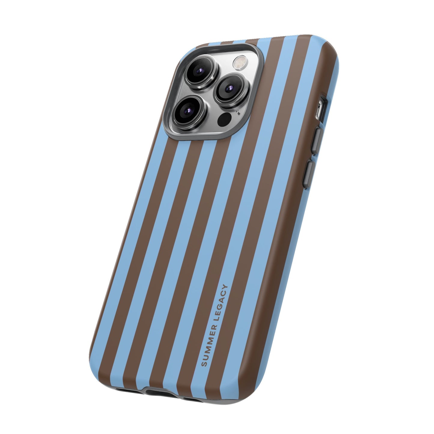 Mocha Stripe iPhone Case