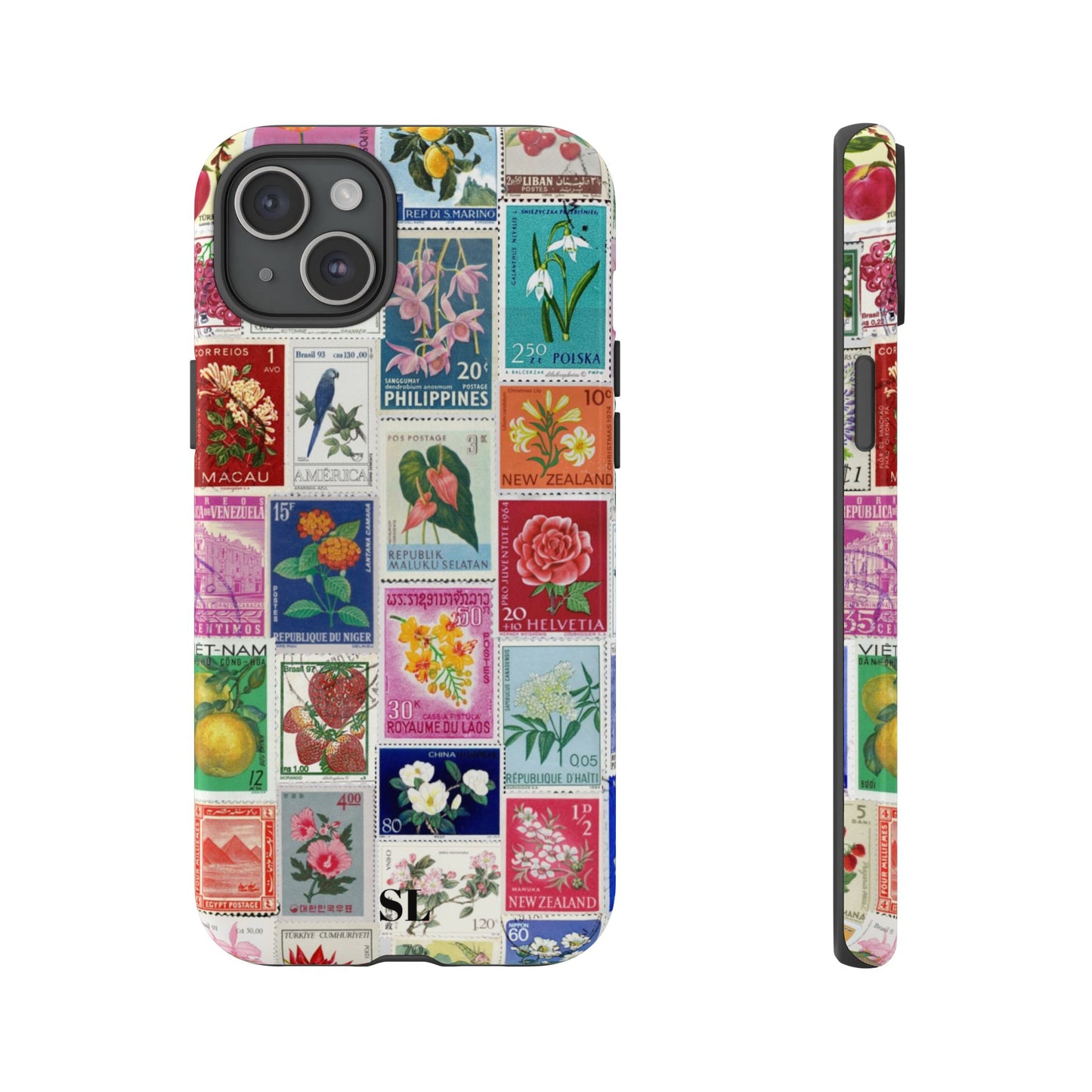 Postcard Stamps iPhone Case