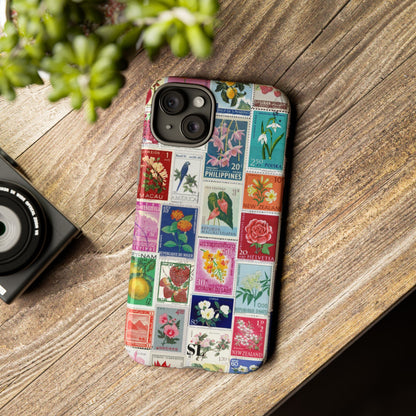 Postcard Stamps iPhone Case