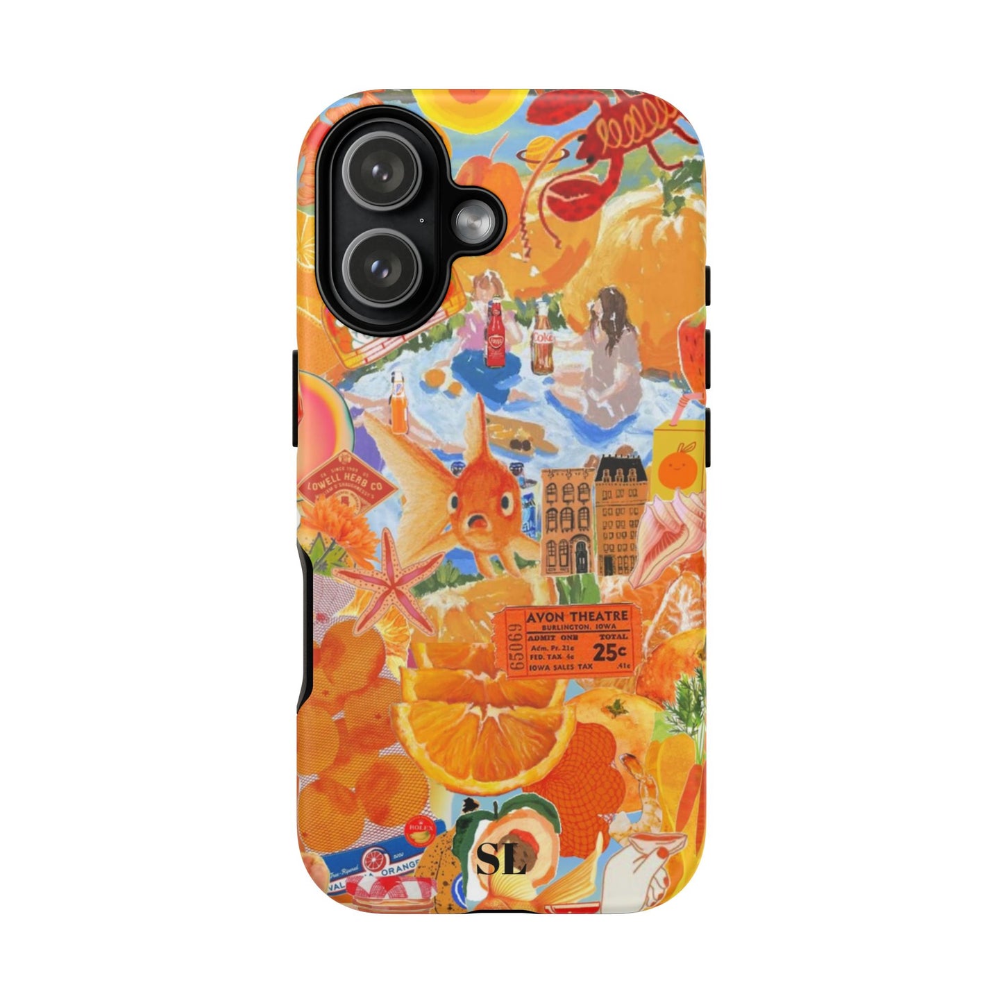 Orange Goldfish iPhone Case