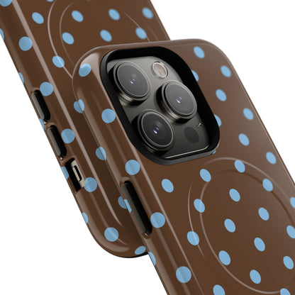 Mocha Polka Dot MagSafe Case