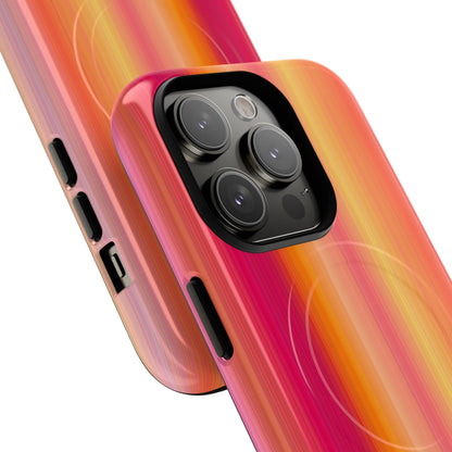 Amber Glow Ombre Stripe MagSafe Case