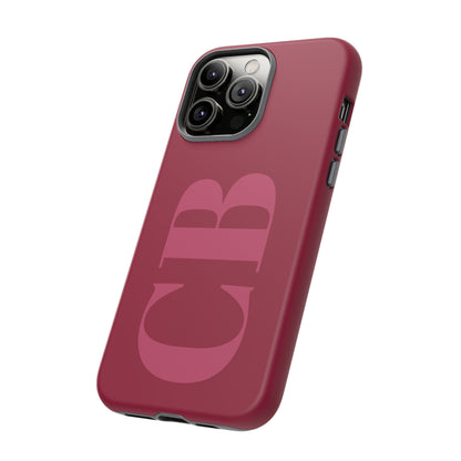 Berry Custom Initial iPhone Case