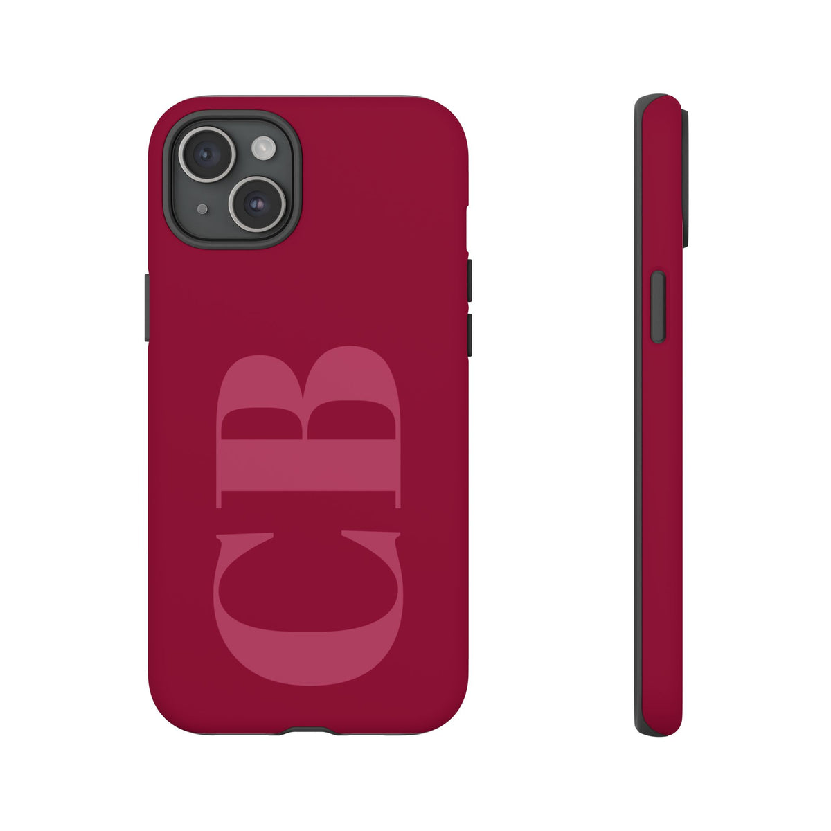 Berry Custom Initial iPhone Case
