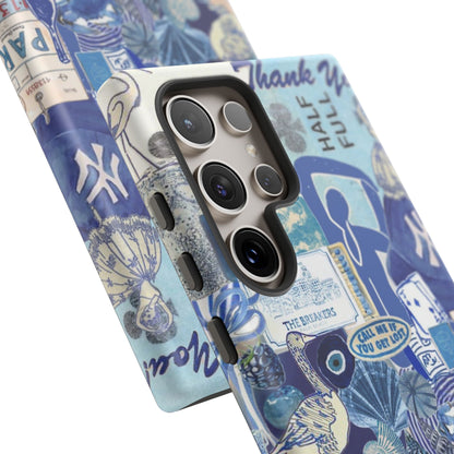 Blue Collage Samsung Case