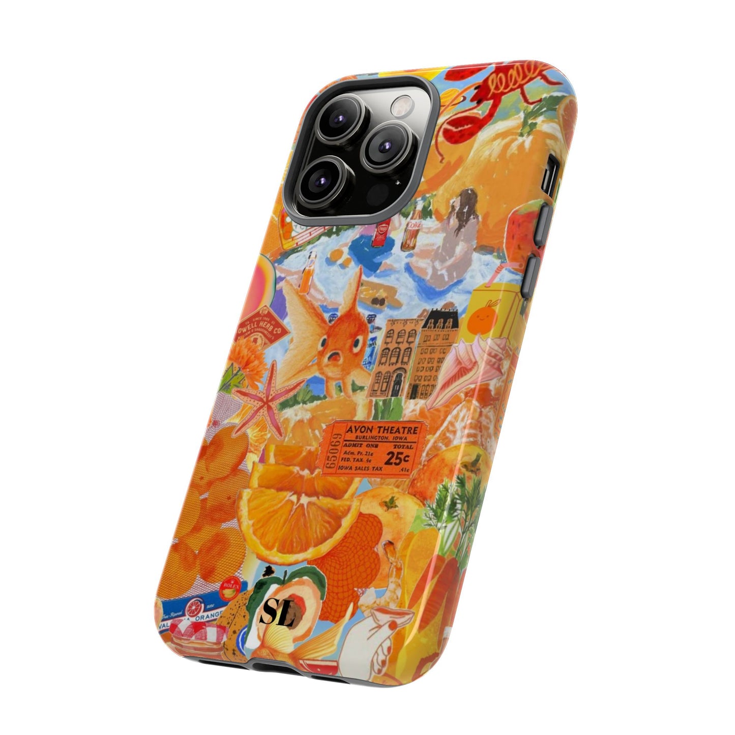 Orange Goldfish iPhone Case