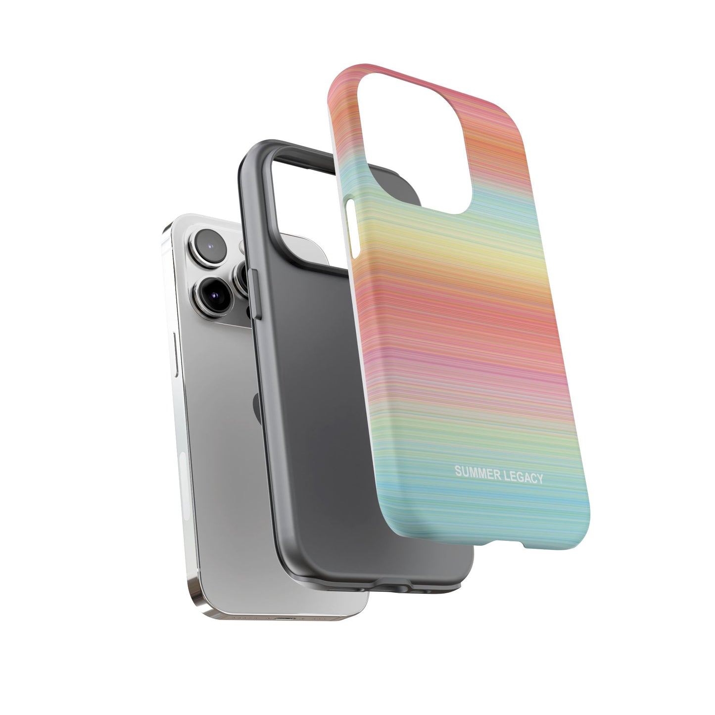 Sunrise Ombre Stripe iPhone Case