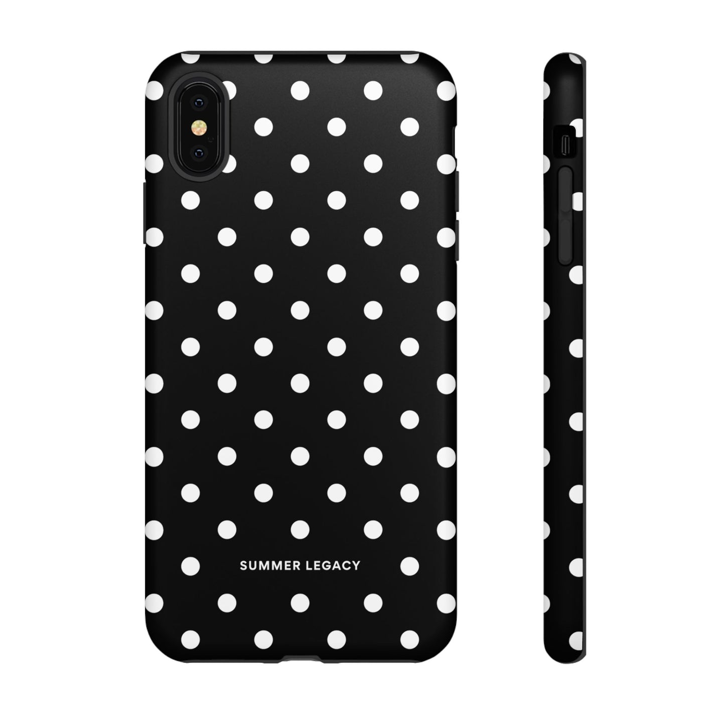 Ebony Polka Dot iPhone Case