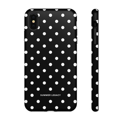 Ebony Polka Dot iPhone Case