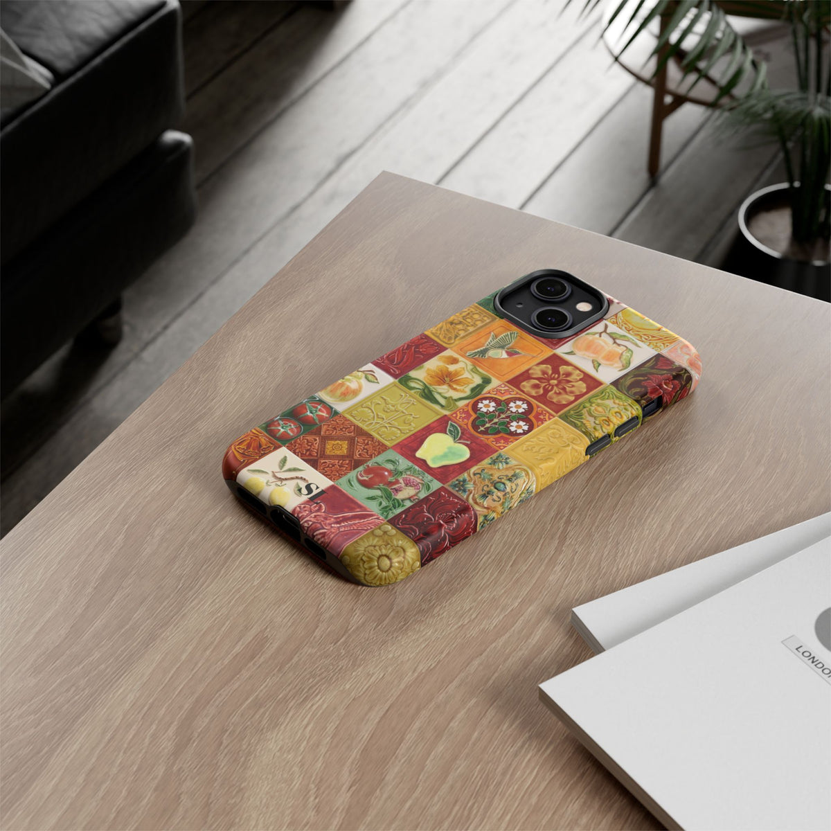 Orchard Mosaic Tiles iPhone Case