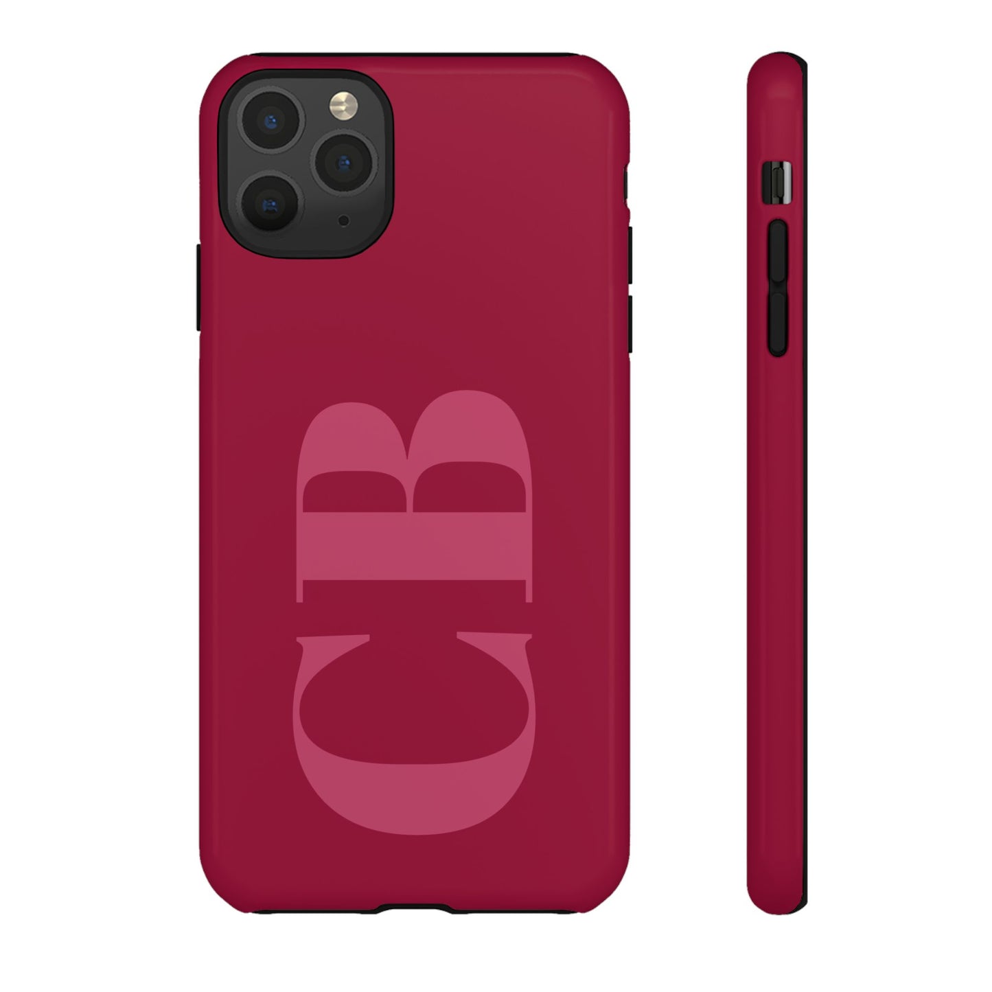 Berry Custom Initial iPhone Case
