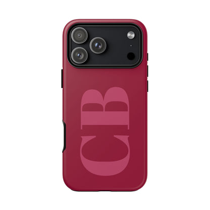 Berry Custom Initial iPhone Case