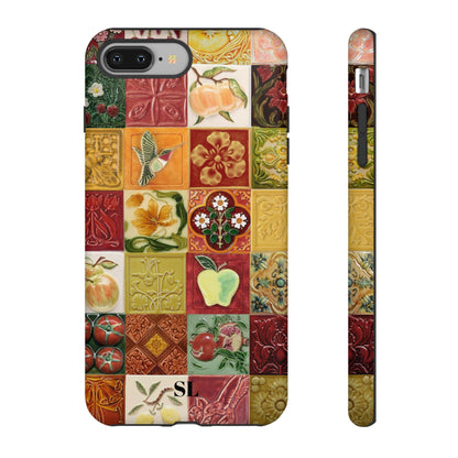 Orchard Mosaic Tiles iPhone Case
