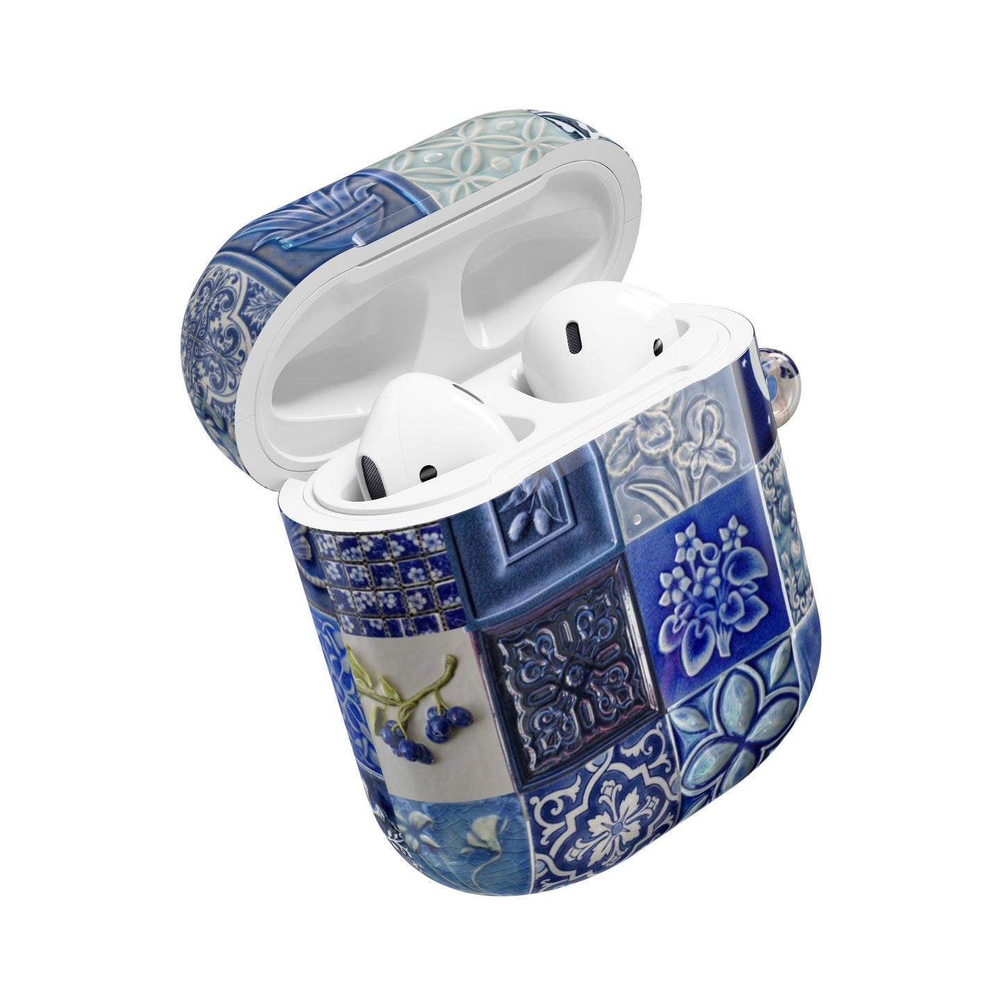 Midnight Mosaic Tiles AirPod Case
