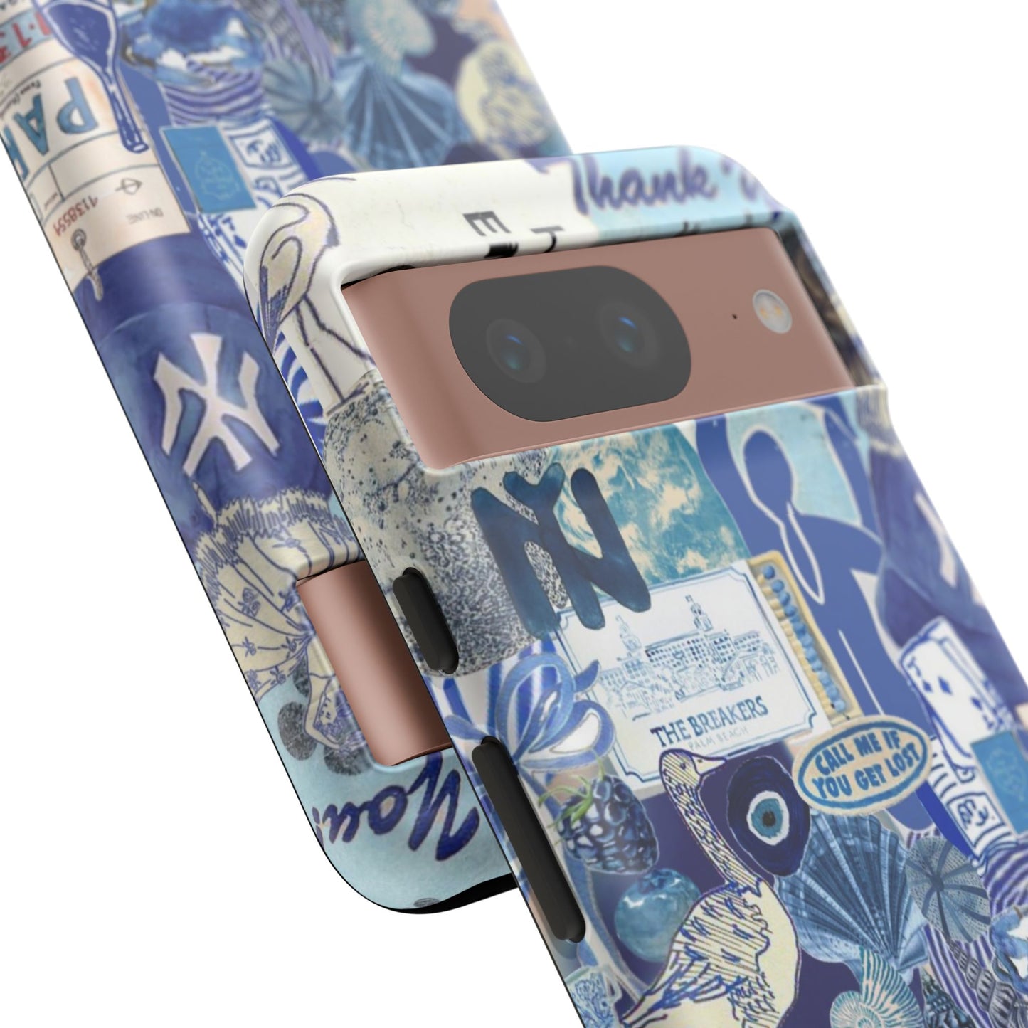 Blue Collage Google Pixel Case