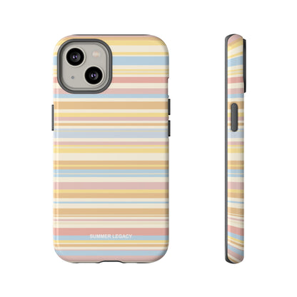 Lychee Multi-stripe iPhone Case