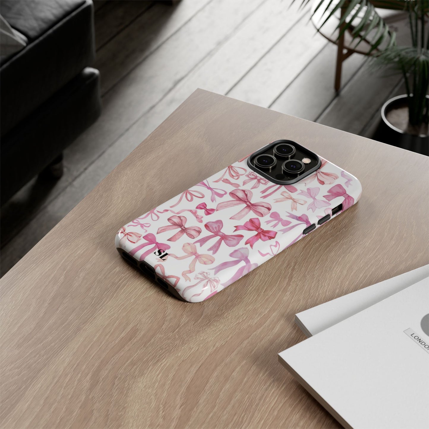 Pink Bows iPhone Case