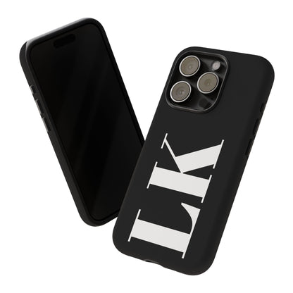 Ebony Custom Initial iPhone Case