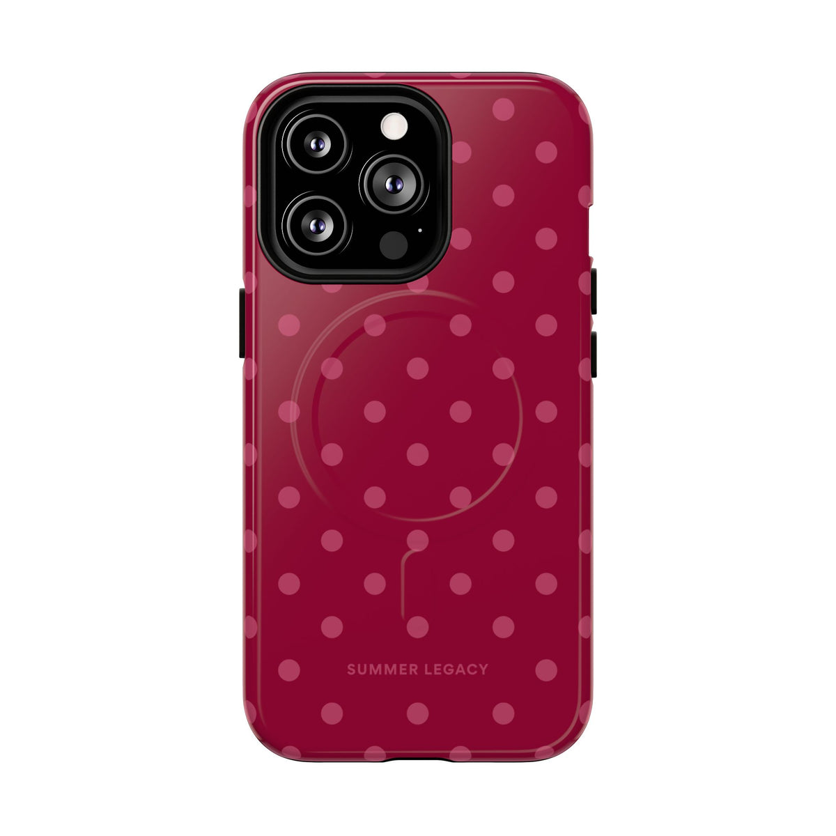 Berry Polka Dot MagSafe Case