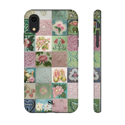 Garden Mosaic Tiles iPhone Case
