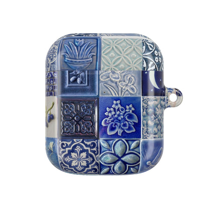Midnight Mosaic Tiles AirPod Case