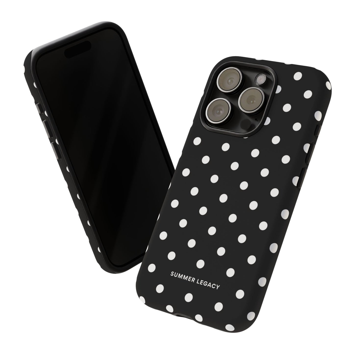 Ebony Polka Dot iPhone Case