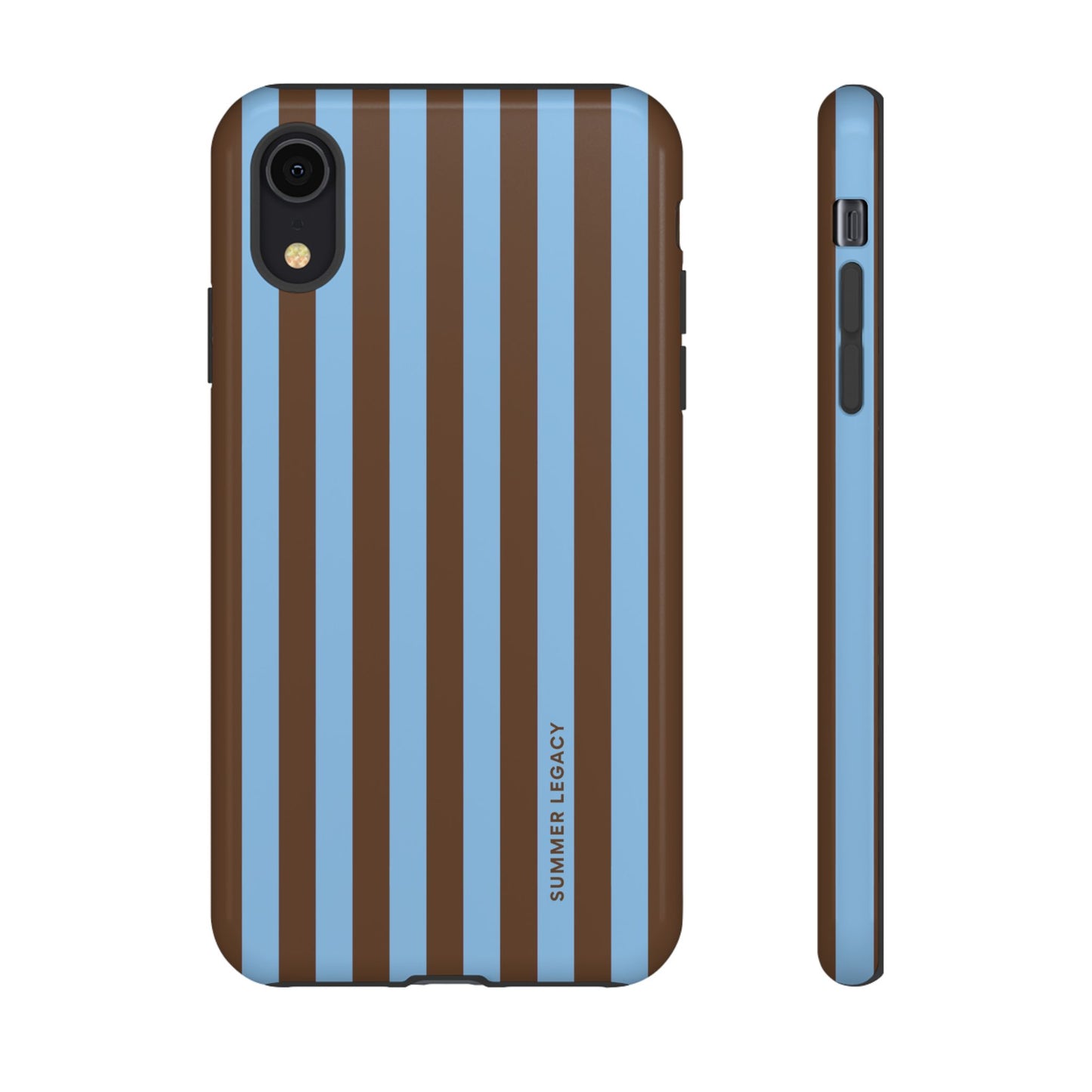 Mocha Stripe iPhone Case