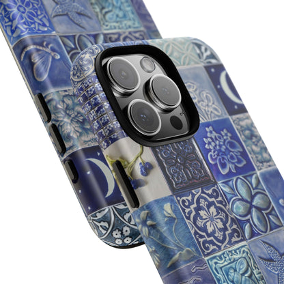 Midnight Mosaic Tiles iPhone Case