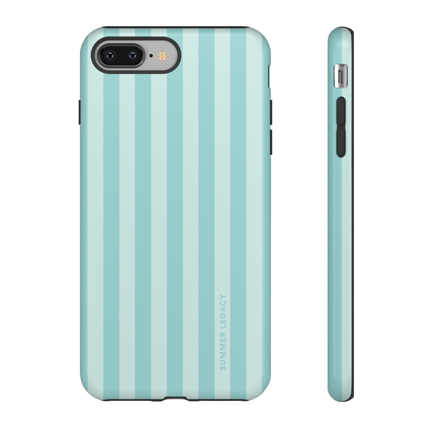 Teal Stripe iPhone Case