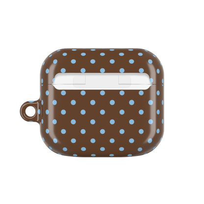 Mocha Polka Dot AirPod Case