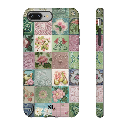 Garden Mosaic Tiles iPhone Case