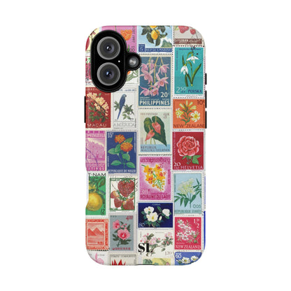 Postcard Stamps iPhone Case
