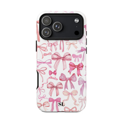 Pink Bows iPhone Case