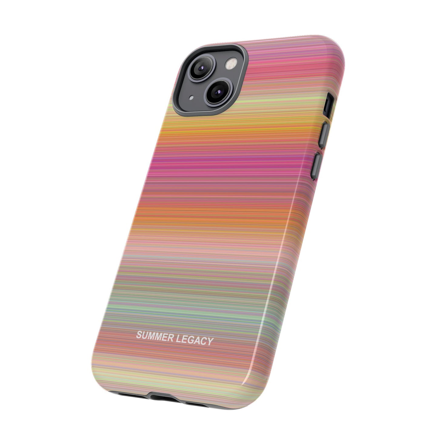 Champagne Ombre Stripe iPhone Case