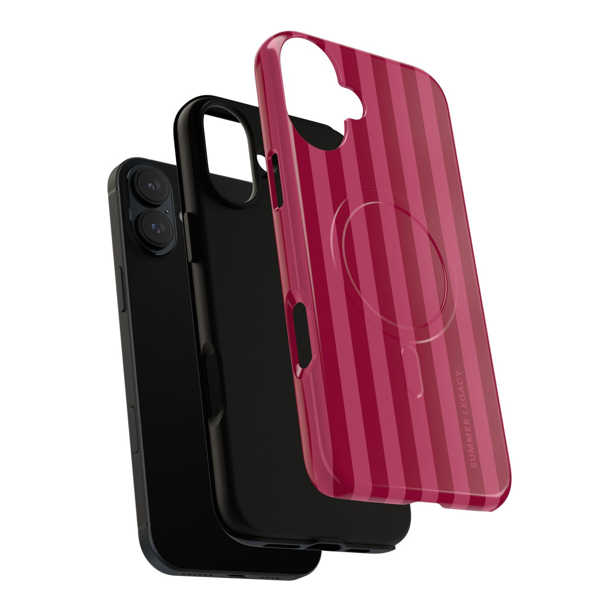Berry Stripe MagSafe Case
