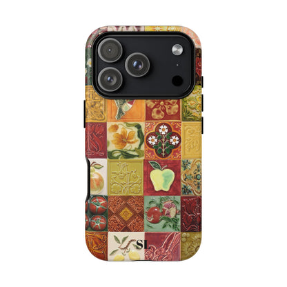 Orchard Mosaic Tiles iPhone Case