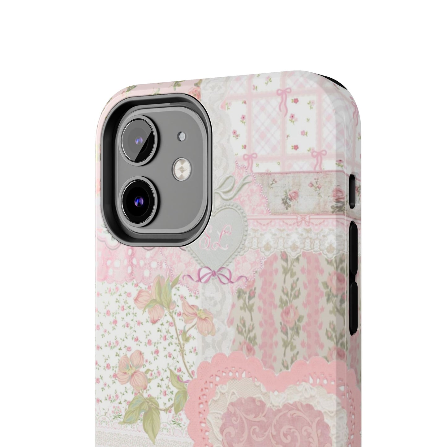 Blushing Floral Patchwork iPhone Case