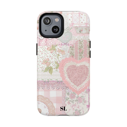 Blushing Floral Patchwork MagSafe Case