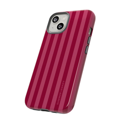 Berry Stripe iPhone Case