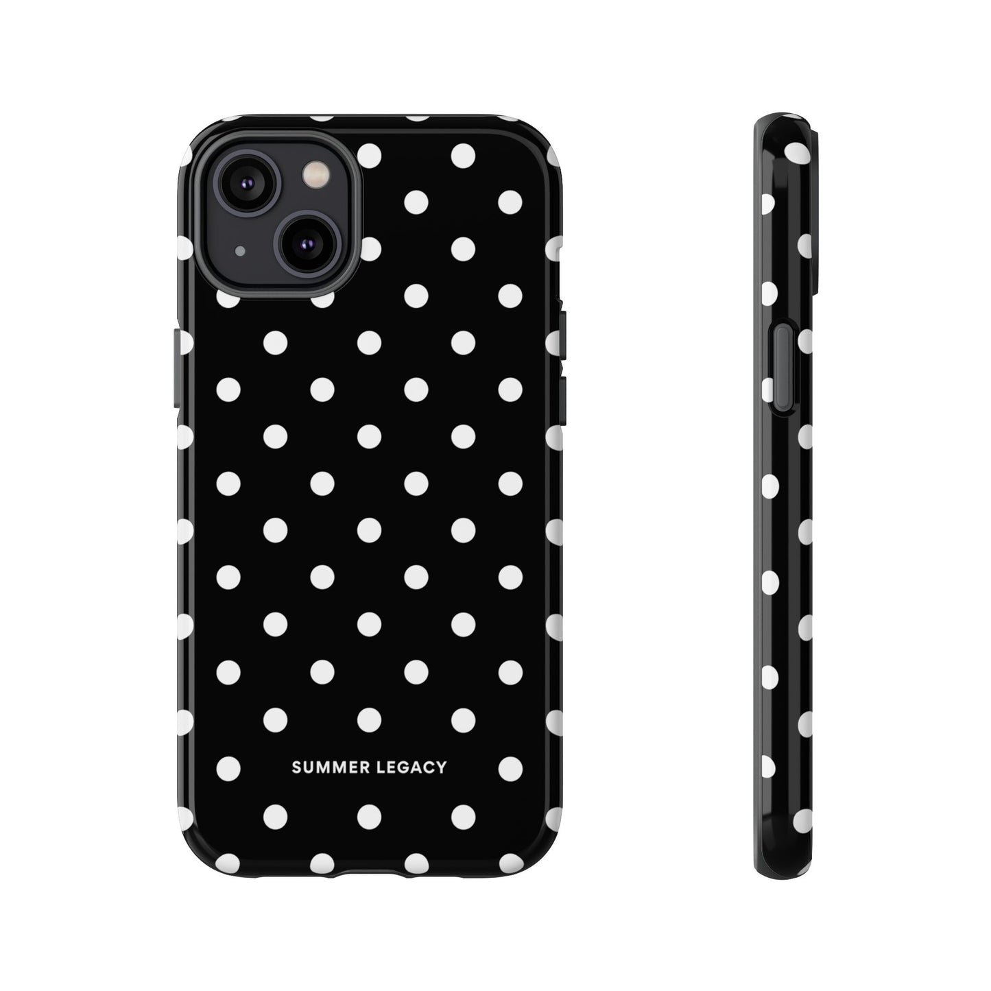 Ebony Polka Dot iPhone Case