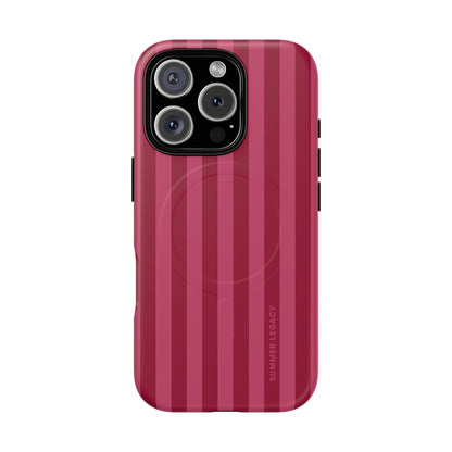 Berry Stripe MagSafe Case