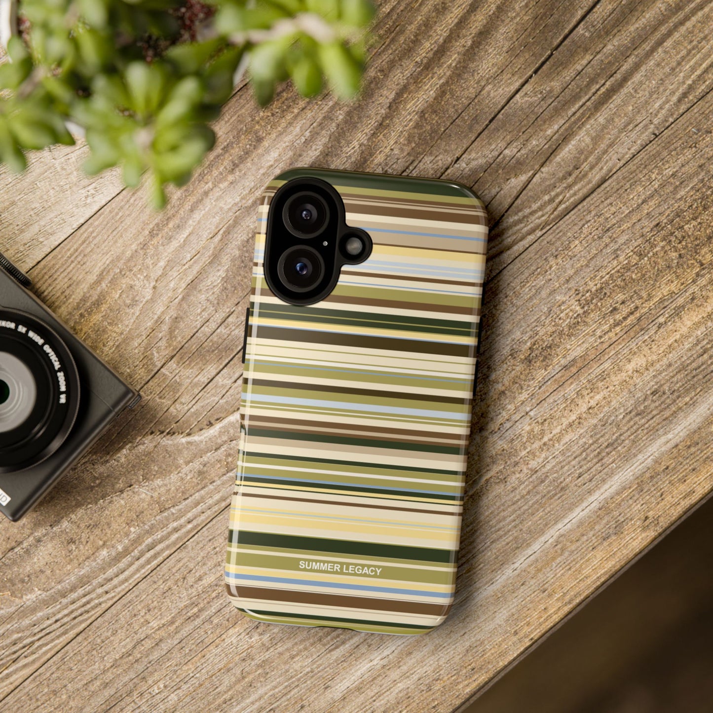 Palm Multi-stripe iPhone Case
